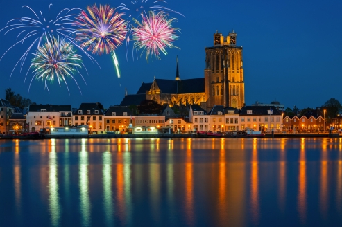 Verbringen Sie den Jahreswechsel im historischen Städtchen Dordrecht in den Niederlanden.