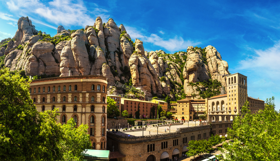 Bestaunen Sie das Kloster Montserrat während Ihres Ausflugs. 