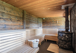 Die Sauna Ihres Hotels lädt zum Entspannen ein.