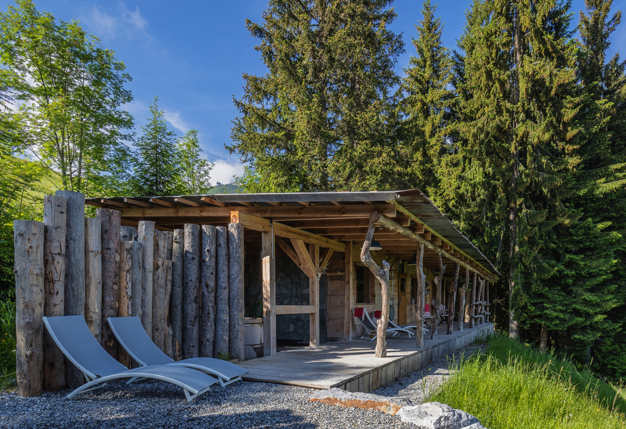 Wellnessbereich der Rinderberg Swiss Alpine Lodge