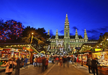 Ganz besonders: Der Christkindlmarkt vor dem Rathaus in Wien