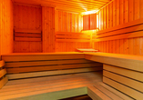 Erholen Sie sich in der Sauna Ihres Resorts.
