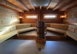 Entspannen Sie in der einladenden Sauna vom Hotel Lugsteinhof.
