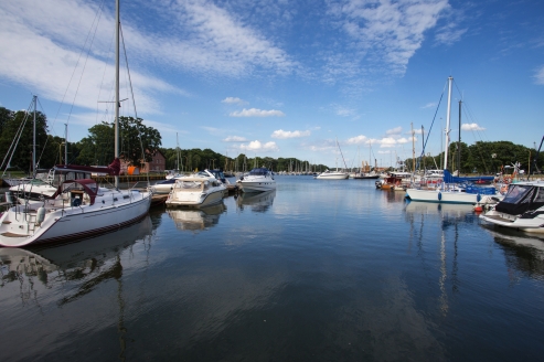 In Swinoujscie liegt einer der größten Yachthäfen an der polnischen Ostseeküste.