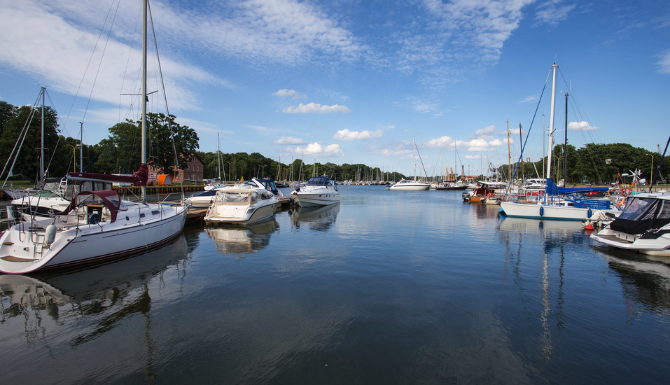 In Swinoujscie liegt einer der größten Yachthäfen an der polnischen Ostseeküste.