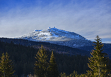 Wunderschöner Blick auf den Großen Arber, den höchsten Berg des Bayerischen Waldes