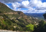 Auf Ihrem Weg zum Kloster Montserrat genießen Sie großartige Ausblicke.