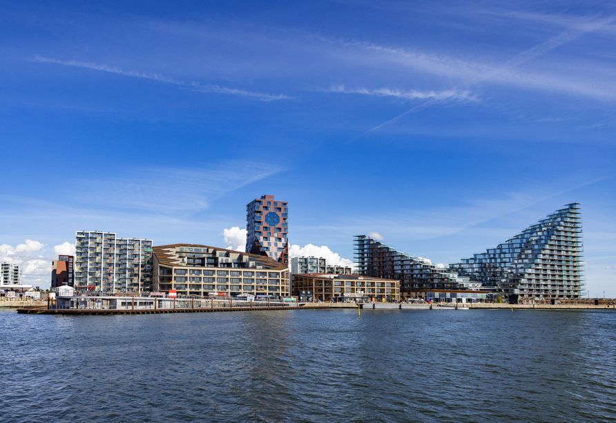 Bestaunen Sie die einzigartige Architektur in der dänischen Hafenstadt Aarhus.