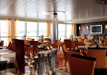 Das Restaurant an Bord von A-ROSA AQUA
