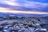 Ålesund in den Wintermonaten