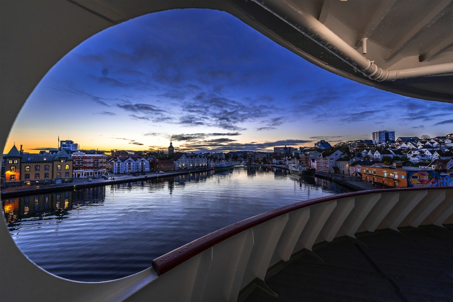 Ihr Blick bei der Einfahrt in Stavanger