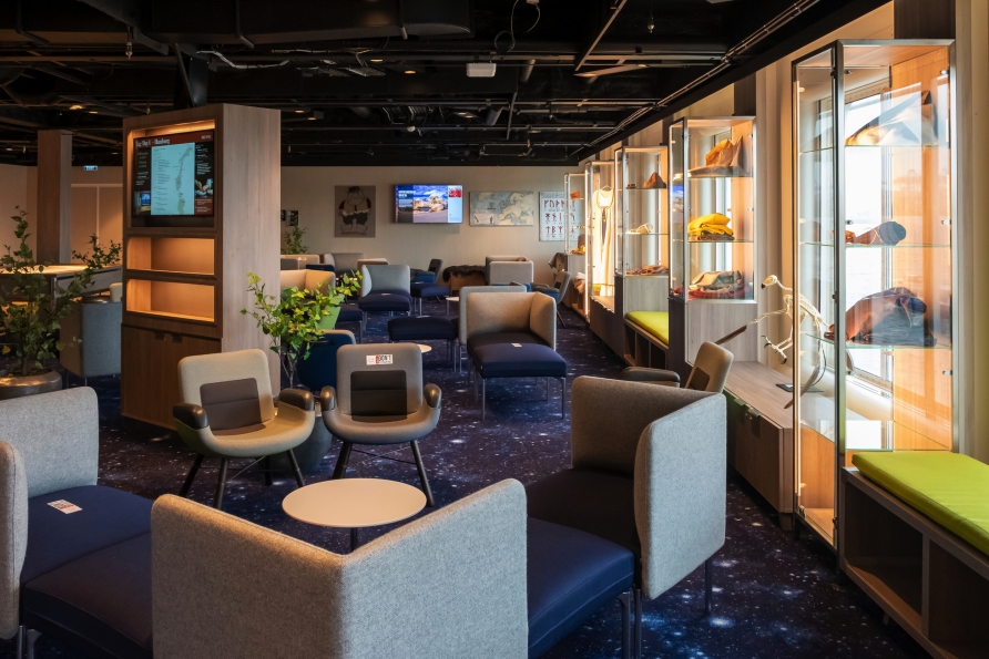 Lounge auf dem Observation Deck
