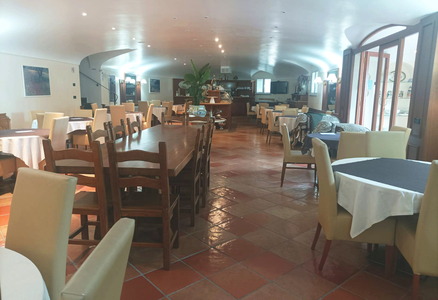 Das Restaurant im Hotel Villa Maria