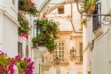 Schlendern Sie durch die bezaubernden Straßen der Altstadt von Locorotondos.