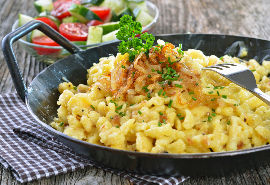 Genießen Sie Allgäuer Spezialitäten.