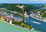 In der Dreiflüssestadt Passau beginnt und endet Ihre Flusskreuzfahrt.