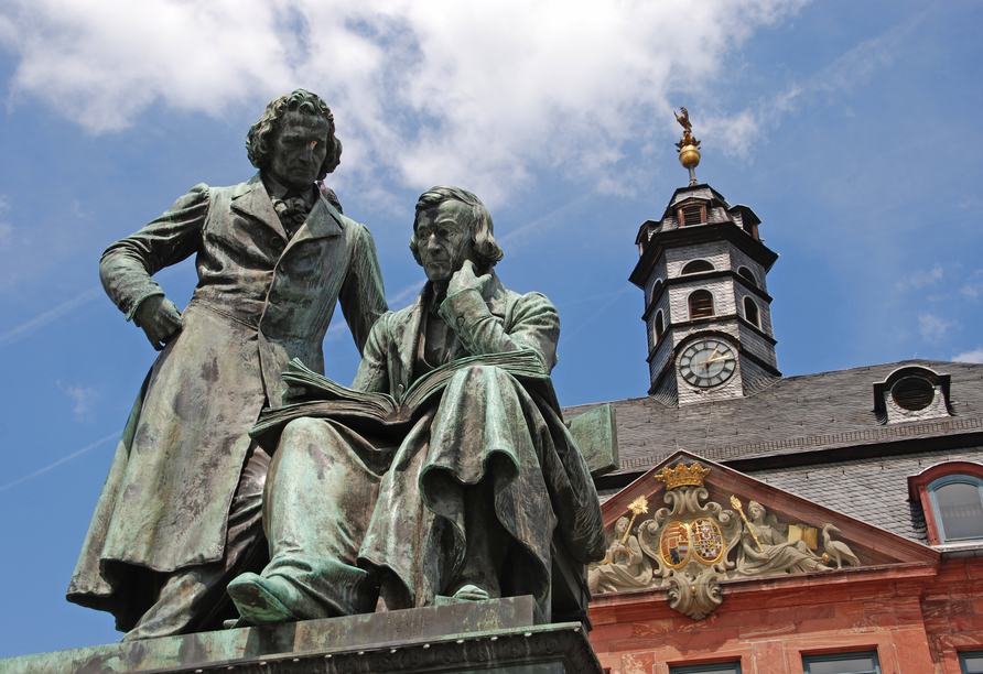 Das Brüder Grimm Denkmal Hanau