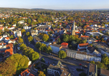 Luftaufnahme der Hansestadt Herford in Nordrhein-Westfalen