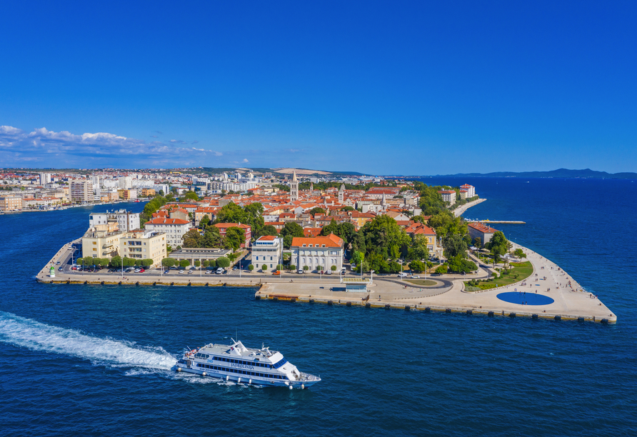 Freuen Sie sich auf die schöne Stadt Zadar!