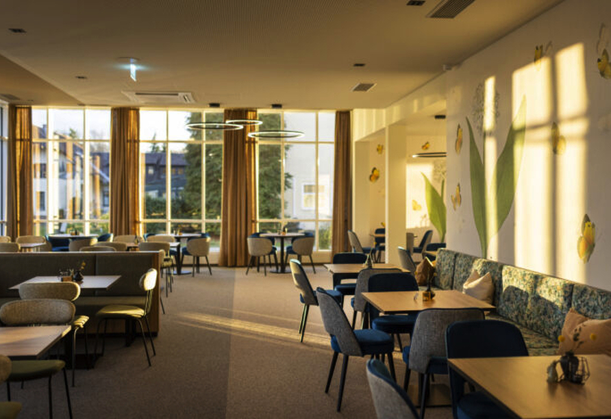 Lassen Sie sich im Restaurant kulinarisch verwöhnen.