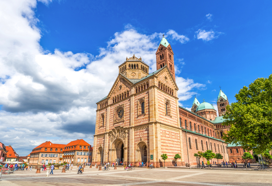 Der Dom zu Speyer ist einen Ausflug wert.