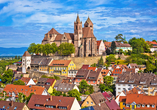 Breisach am Rhein verbindet den Schwarzwald mit dem Elsass.