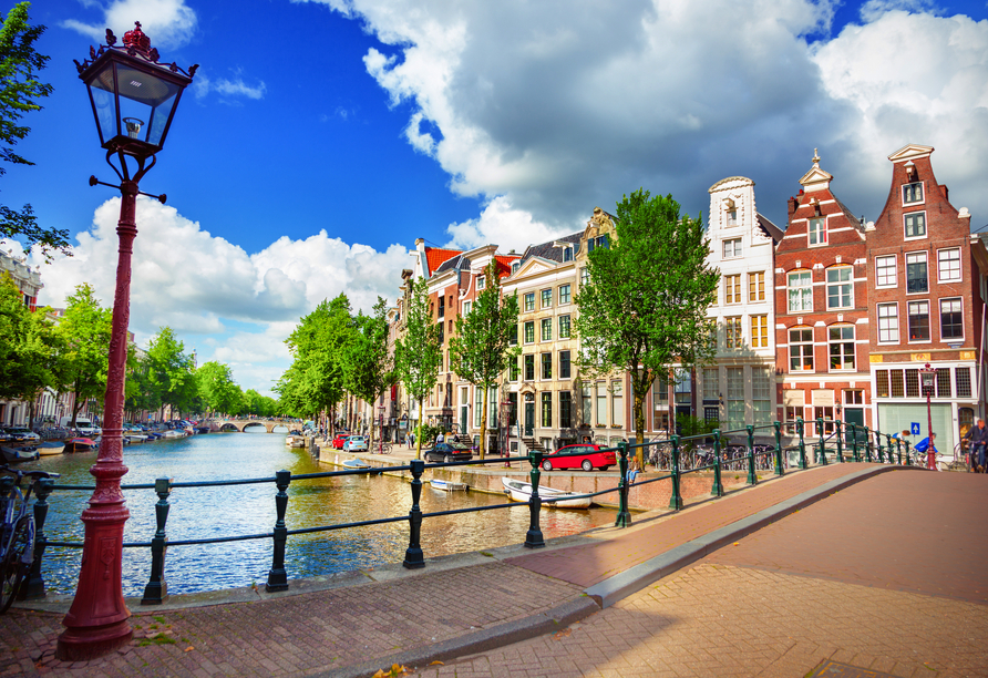 Lassen Sie die Schönheit und Vielfalt Amsterdams auf sich wirken.