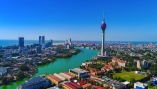Blick auf Colombo, die Hauptstadt Sri Lankas