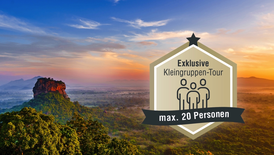 Tauchen Sie ein in Sri Lanka, die Perle des Indischen Ozeans, mit großartigen Landschaften und Sehenswürdigkeiten wie der Bergfestung von Sigiriya.