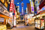 Die bunte Metropole Osaka ist die drittgrößte Stadt Japans.