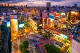Wussten Sie dass die Shibuya-Crossing in Tokio täglich von bis zu 250.000 Menschen überquert wird?