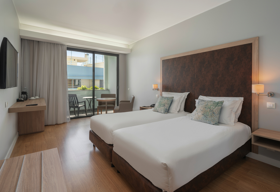 Beispiel eines Doppelzimmers im Hotel Vila Baleira Funchal