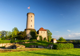 Besuchen Sie bei einem Tagesausflug das Wahrzeichen von Bielefeld, die historische Sparrenburg.