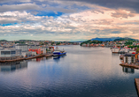 Auf einer Panoramatour kommen Sie in den Genuss toller Ausblicke auf Kristiansund.