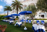 Der Garten im Hotel Terme Gran Paradiso