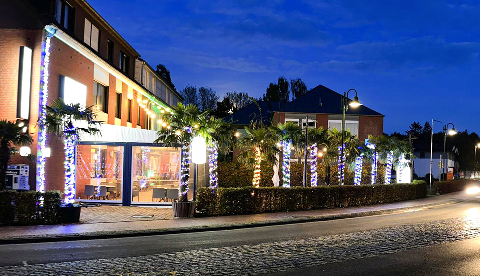 Das liebvoll dekorierte Hotel Saterländer Hof bei Nico