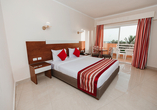 Beispiel eines Doppelzimmers mit Meerblick im Golden Beach Resort