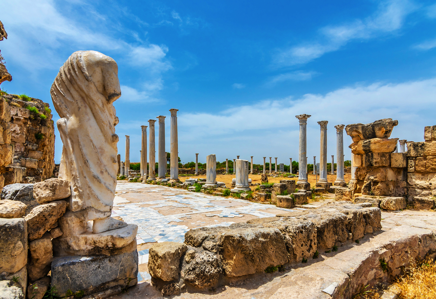 Die Ausgrabungsstätte von Salamis wird Sie beeindrucken!