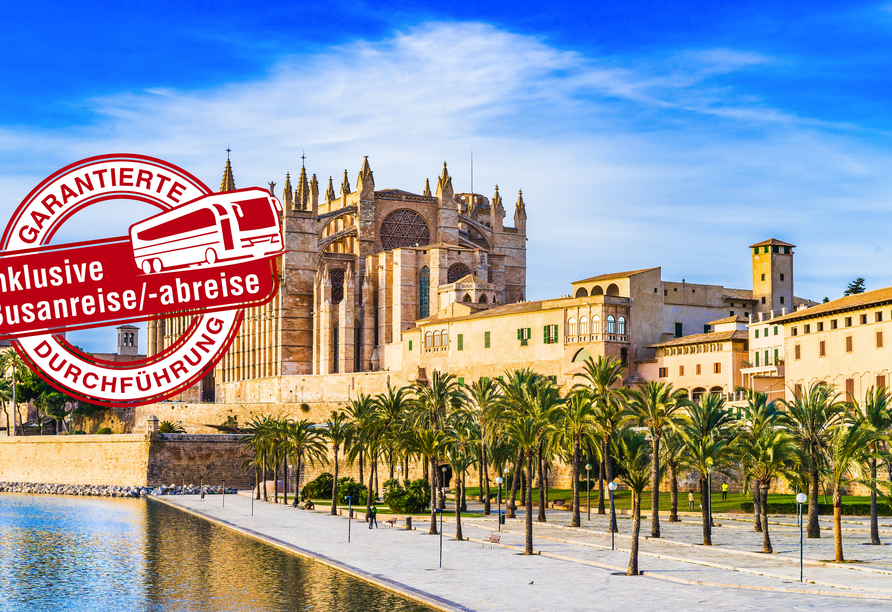 Freuen Sie sich auf tolle Stationen während Ihrer Kreuzfahrt: z.B. Palma de Mallorca.