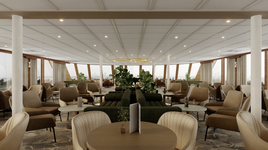 Die Lounge an Bord von DCS Amethyst 1 