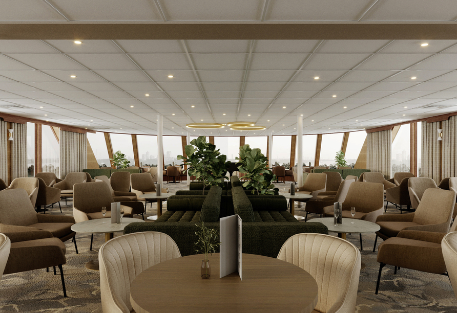 Die Lounge an Bord von DCS Amethyst 1 
