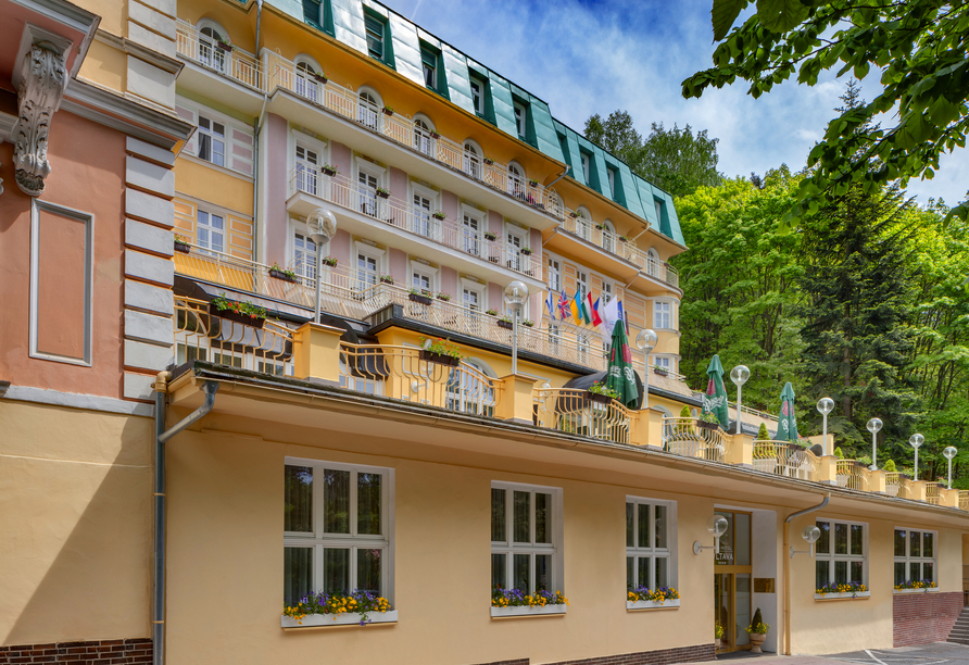 Herzlich willkommen im Vltava Ensana Health Spa Hotel!
