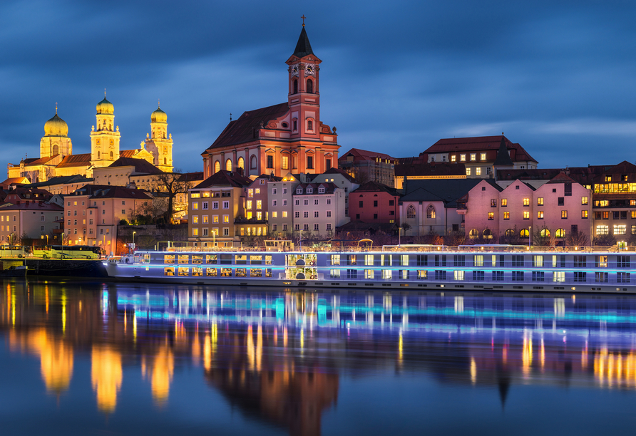 Bestaunen Sie die Altstadt von Passau.