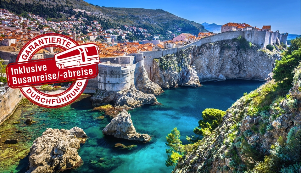 In Dubrovnik erwartet Sie kristallklares Meer.
