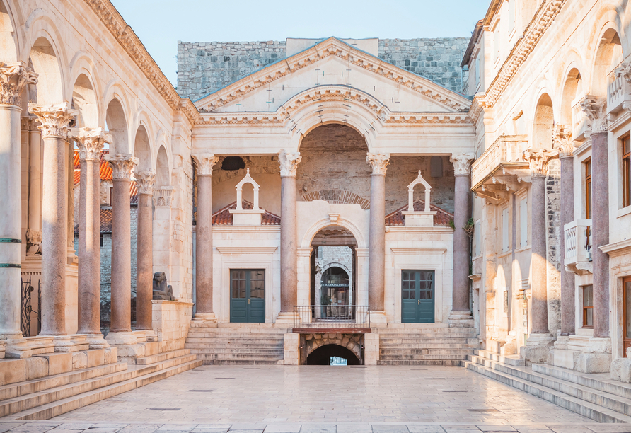 Der Diokletian-Palast in Split gehört zu den weltweit besterhaltenen Denkmälern römischer Baukunst!