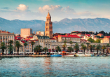 Der letzte Hafen Ihrer Kreuzfahrt ist das beeindruckende Split in Kroatien.