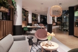 Die stilvolle und gemütliche Lobby des Hotels lädt zum Verweilen ein.