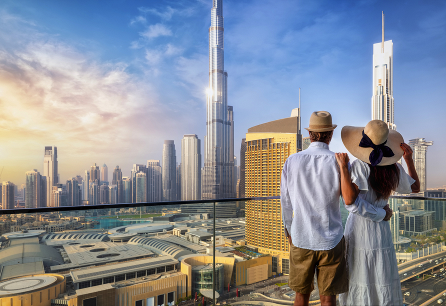 Nach Ihrer Kreuzfahrt können Sie sich auf die Zeit in der Stadt der Superlative Dubai freuen.