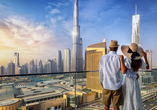 Nach Ihrer Kreuzfahrt können Sie sich auf die Zeit in der Stadt der Superlative Dubai freuen.