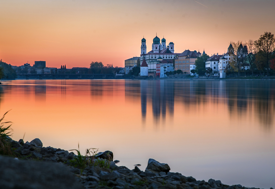 Im winterlichen Passau geht Ihre Flusskreuzfahrt entlang der Donau los.